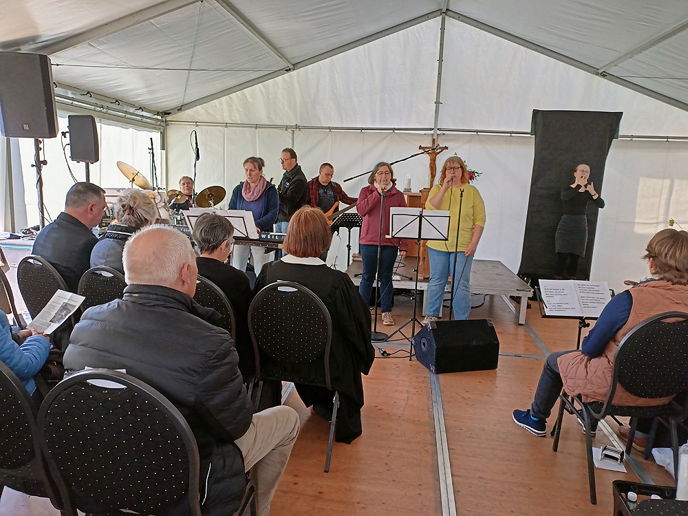 Band im Gottesdienst