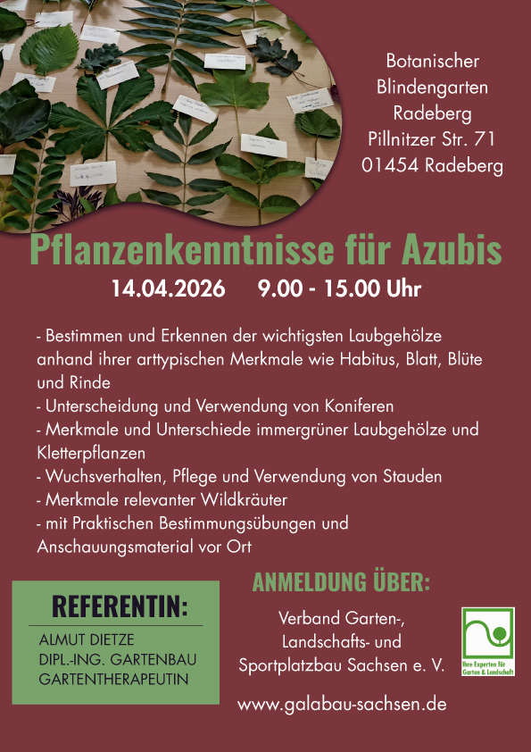 Seminar Pflanzenkenntnisse