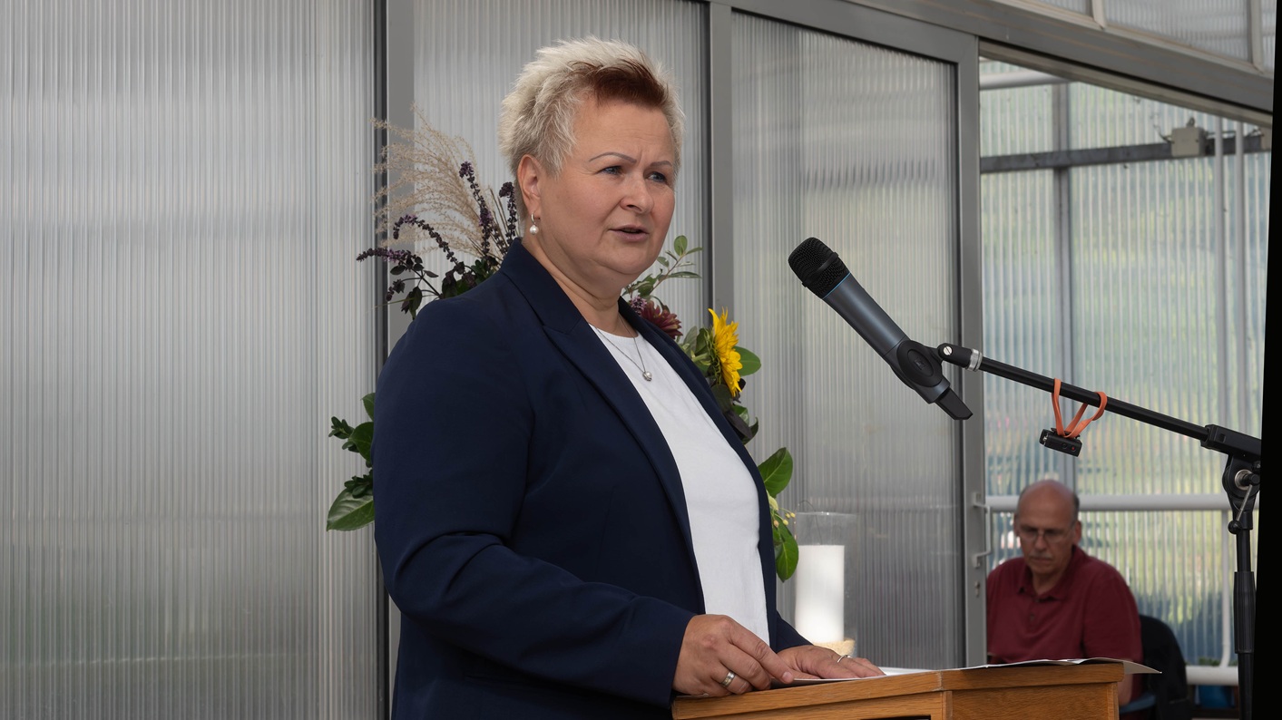 Sparkassenfrau