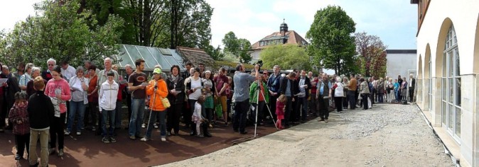 Einweihung Spatzenhof 27.04.2014: Besichtigung