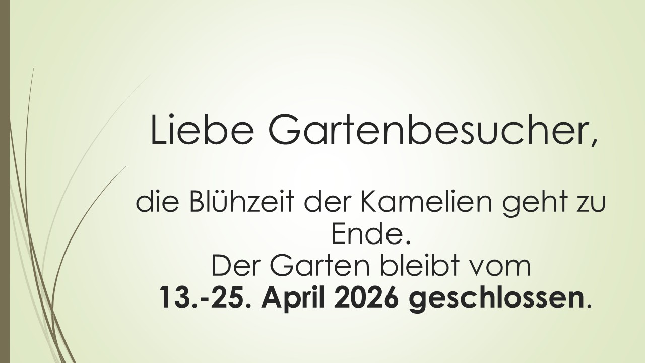 Schließzeit Garten Schließzeit Garten