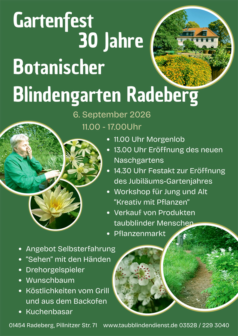 Plakat Gartenfest